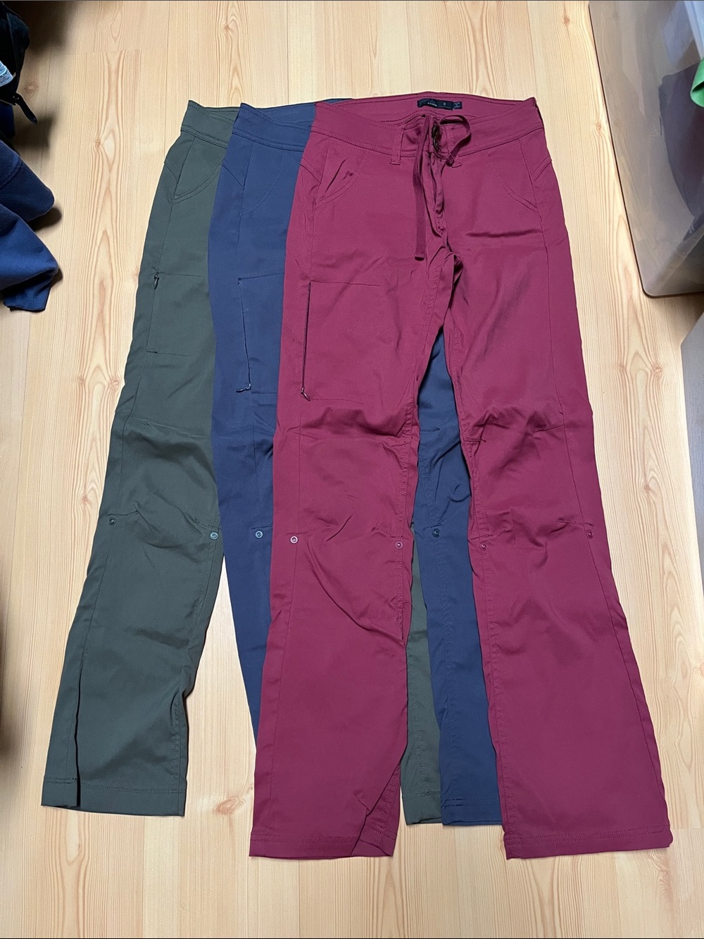 Bundle of 3 Prana Halle pants, size 0